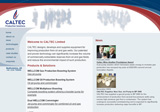 Industrial Web Site Built With Web Manager Desktop SME image